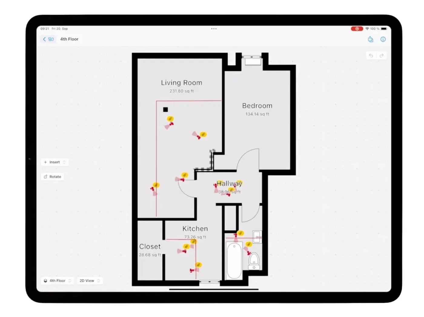Image showing the Floor level magicplan