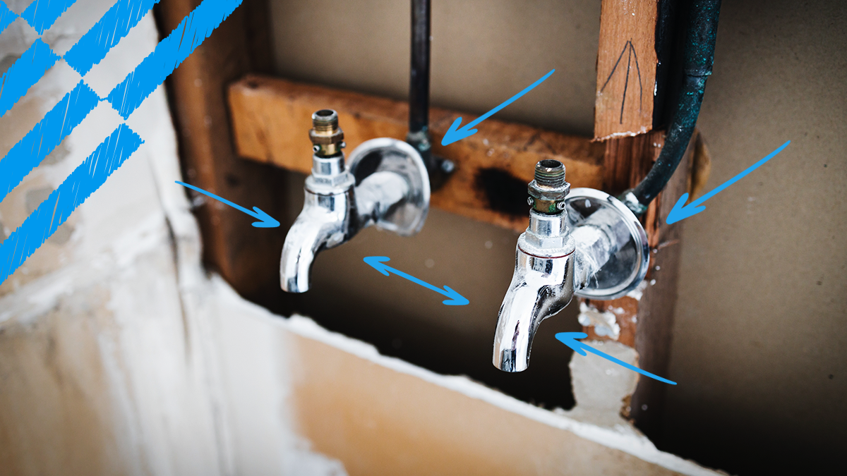 planning a plumbing reconfiguration - two water handles
