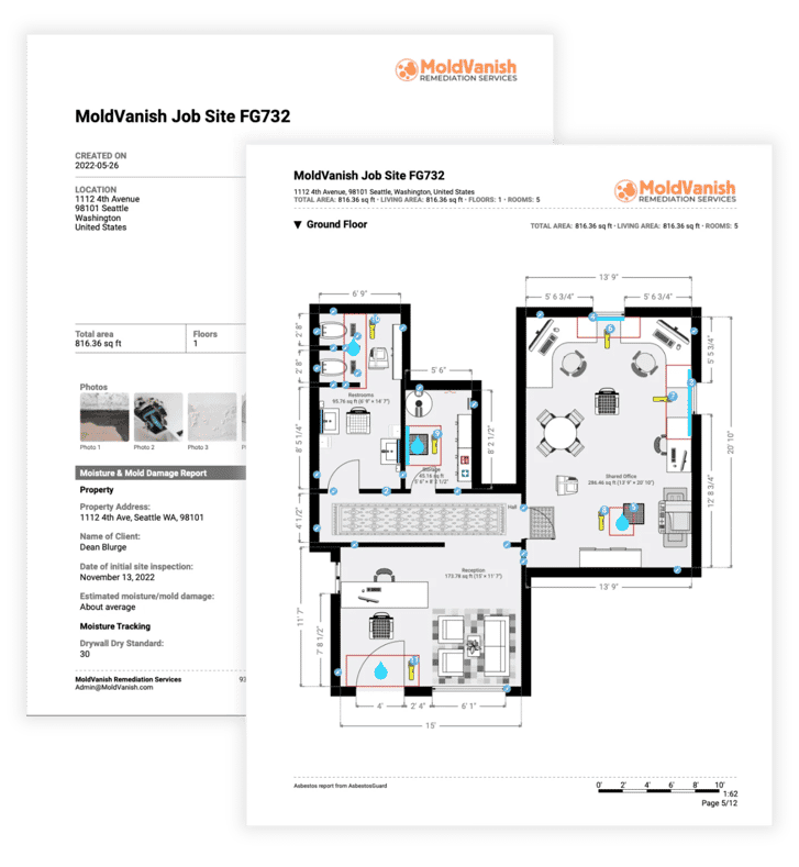 Mold - Moisture Intrusion Inspection Report