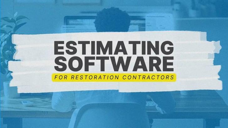 Estimating software for restoration contractors - magicplan Pro Estimate, Xactimate estimate, Symbility estimate